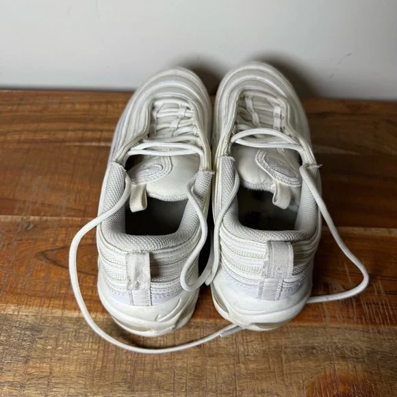 Nike Air Max 97 White Sneakers, Women’s 8.5 - Picture 4 of 10